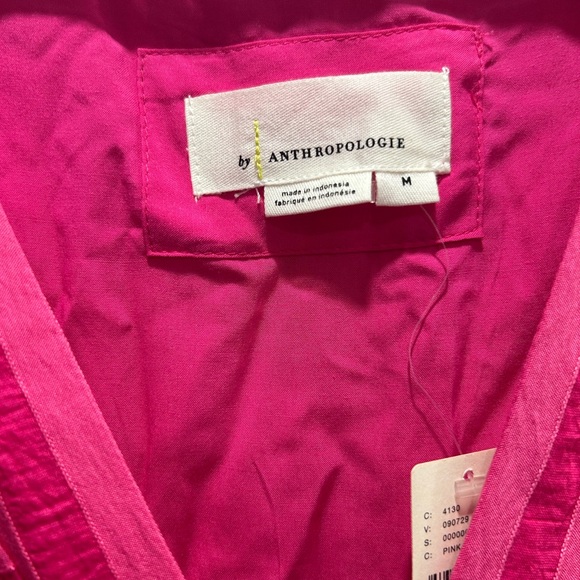 NWT Anthropologie V-neck Ruffled Tiered Babydoll Dress - Picture 4 of 6